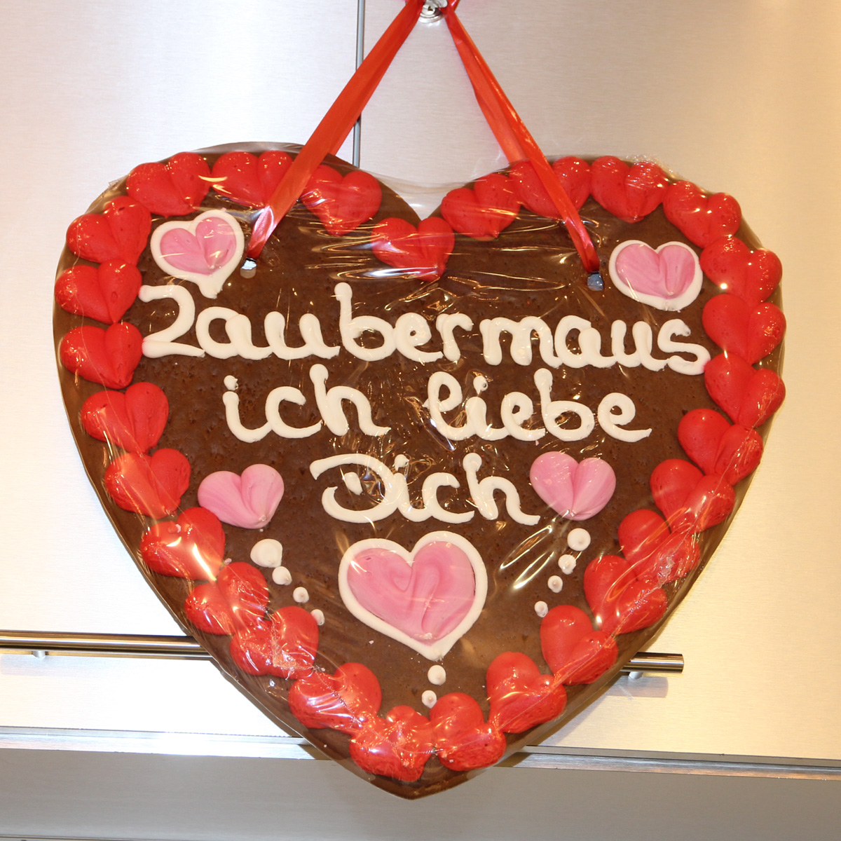 Schaustellerbetrieb Erni & Renate Fichna, Dortmund - S&uuml;&szlig;warenstand Zuckers&uueml;&szlig; - Ausgefallene Lebkuchenherzen - Gastronomie, Kirmes, Volksfest, Cranger Kirmes